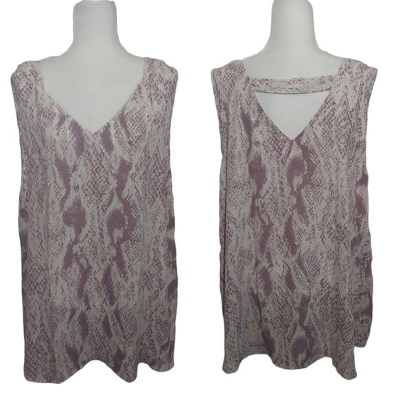 Maurices Semi Sheer Tank Blouse 3X NEW - Picture 1 of 12